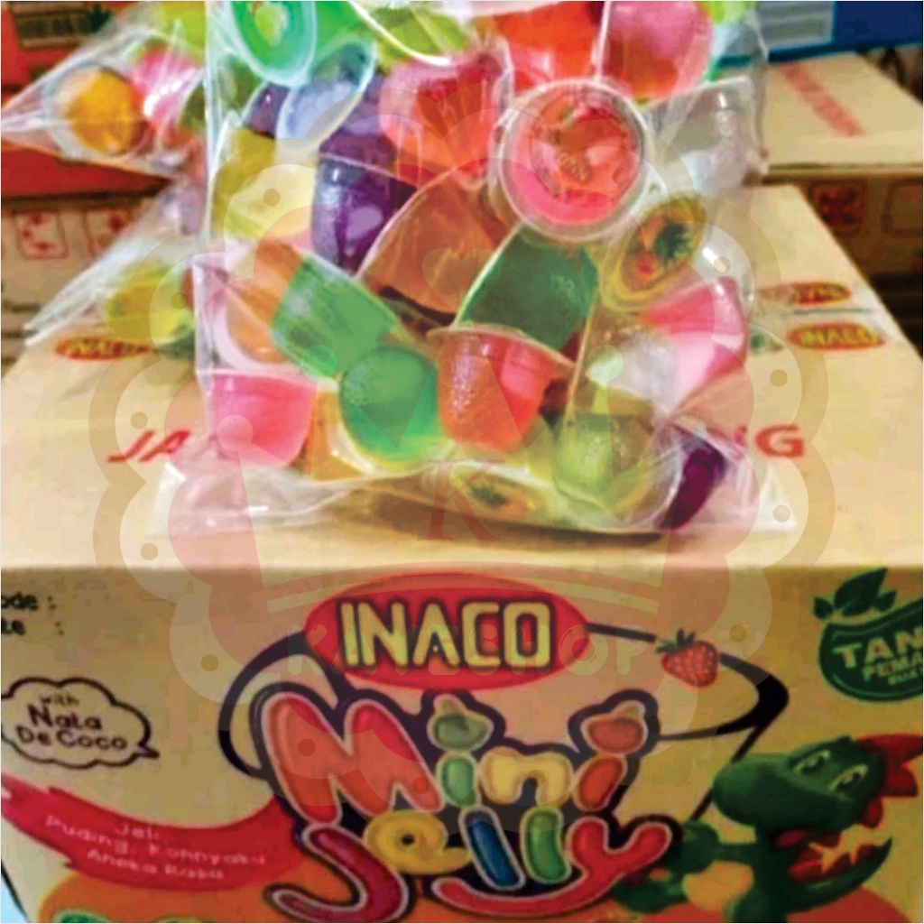Jual Inaco Jelly Nata De Coco Kemasan 1 Kg Rasa Mix Buah | Shopee Indonesia