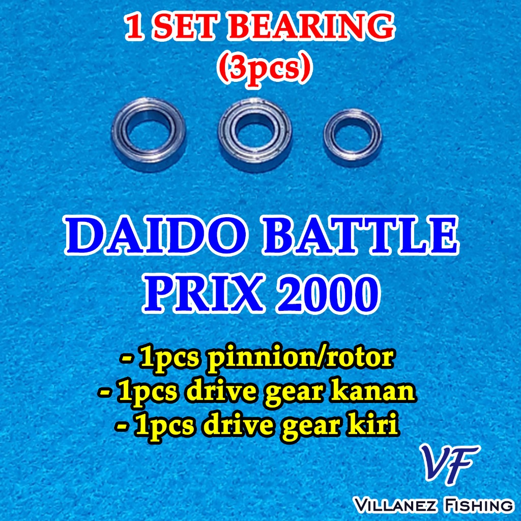 Jual BEARING REEL SET DAIDO BATTLE PRIX 2000 MINI BEARING PANCING SPARE ...