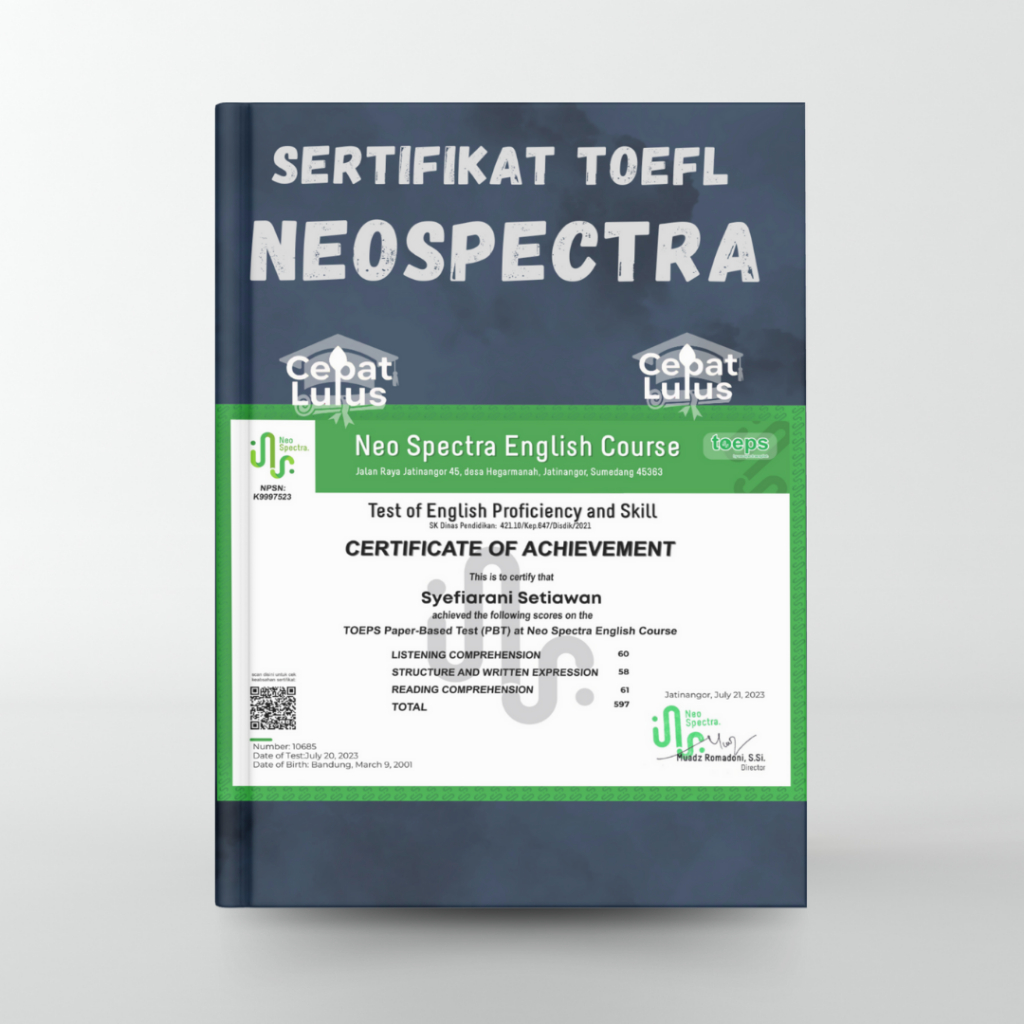 Jual toefl paper based test teknis online shopee indonesia