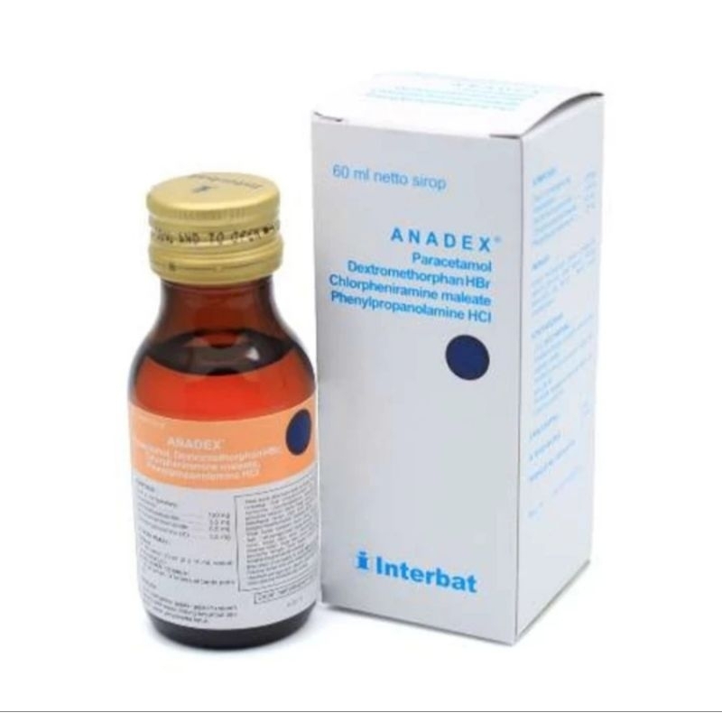 Jual Anadex sirup mengatasi demam pilek batuk kering 60 ml | Shopee ...