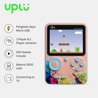 UPLU Game Bot Jadul Retro Mini Portable Gameboy 500 in 1 Games Game Boy Permainan Mainan Anak