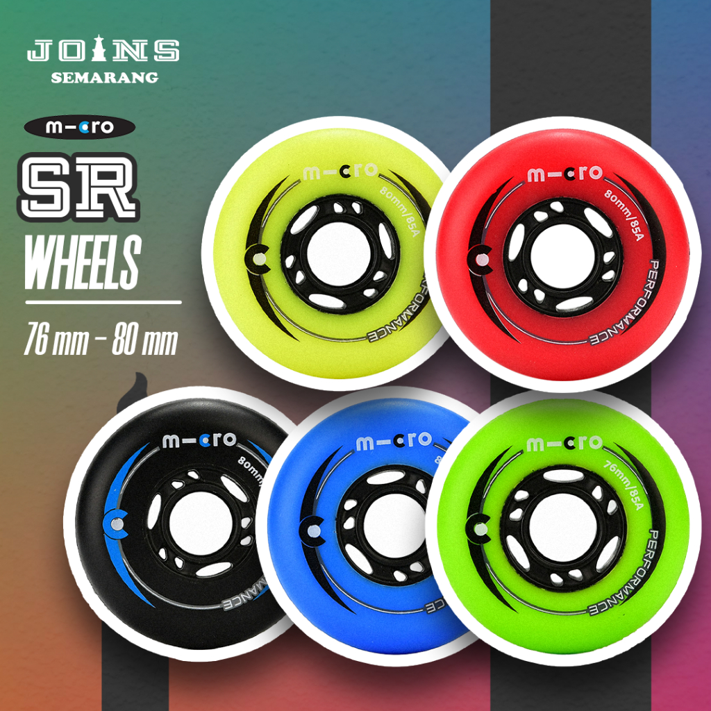 Jual Roda Sepatu Roda Inline Skate Micro Performance Wheels | Shopee ...