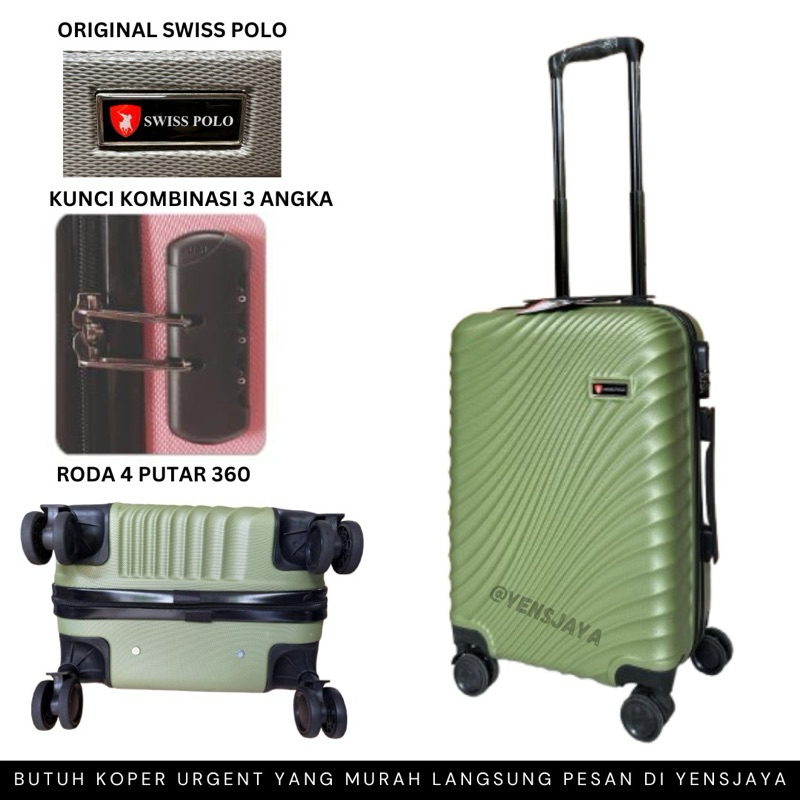Jual [MODEL RANDOM] KOPER FIBER 20 & 24 INCH SWISS POLO - KOPER FIBER ...