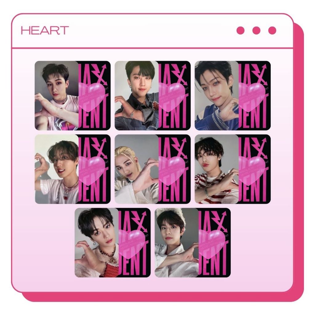 Jual Photocard STRAY KIDS MAXIDENT - PC 2 Sisi | Shopee Indonesia