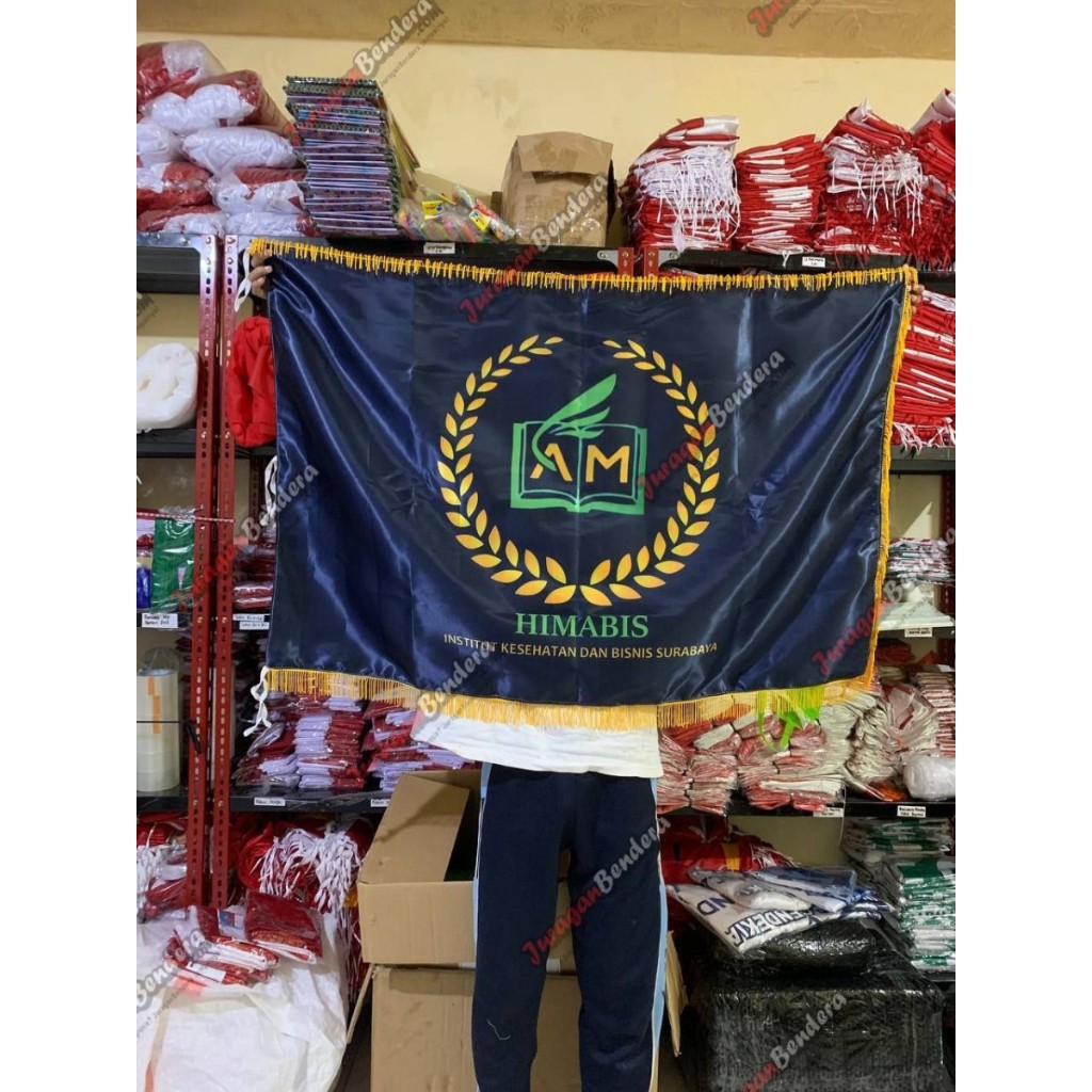 Jual Bendera Custom Bahan Satin Premium 60x90cm - Bendera+Rumbai ...