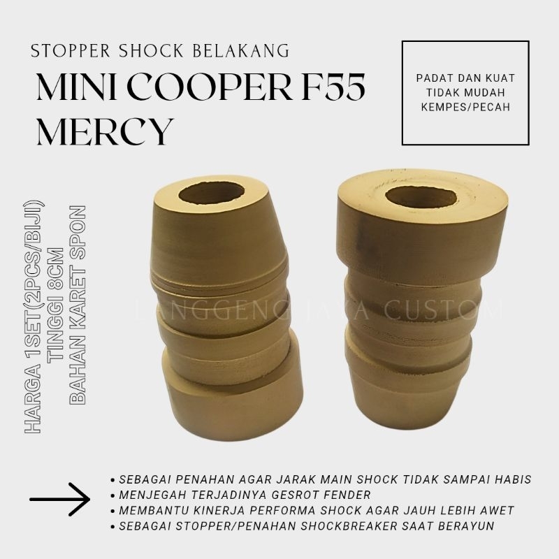 Jual Shock Stopper Spon Belakang Mini Cooper F55 Mercy Tinggi 8Cm 1Set ...