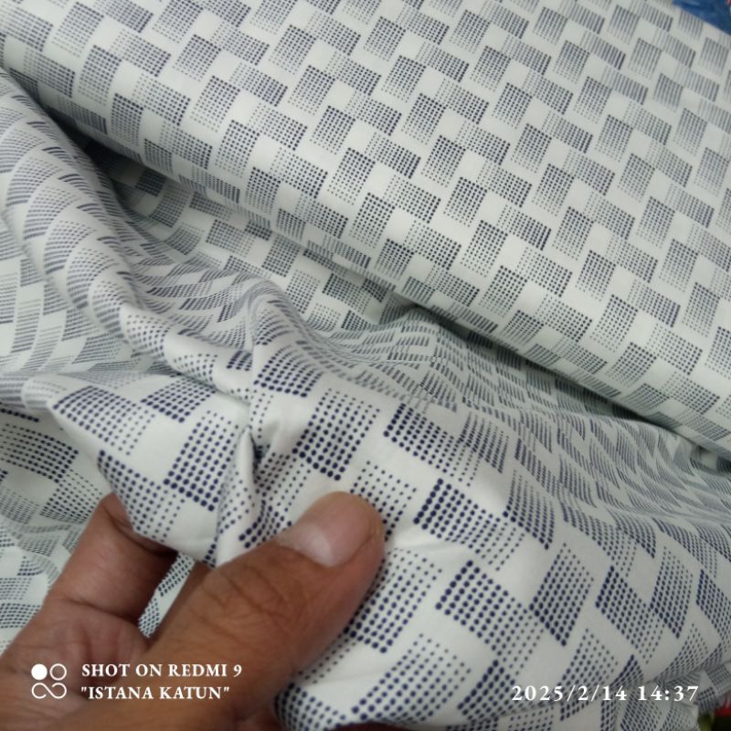 Jual KAIN KATUN GIZA PREMIUM MOTIF BALOK GRADASI | Shopee Indonesia