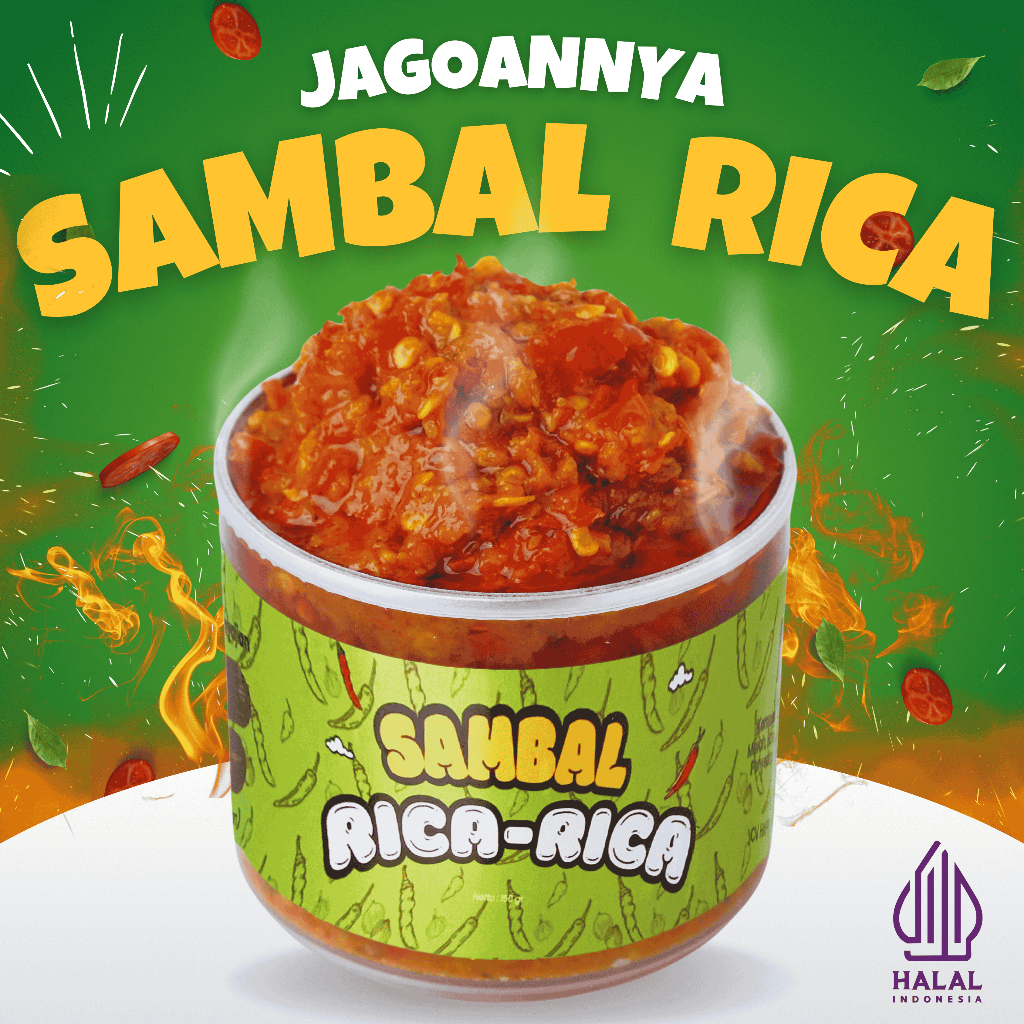 Jual Sambal Mancuy - Sambal Rica - Sambel Pedas | Shopee Indonesia