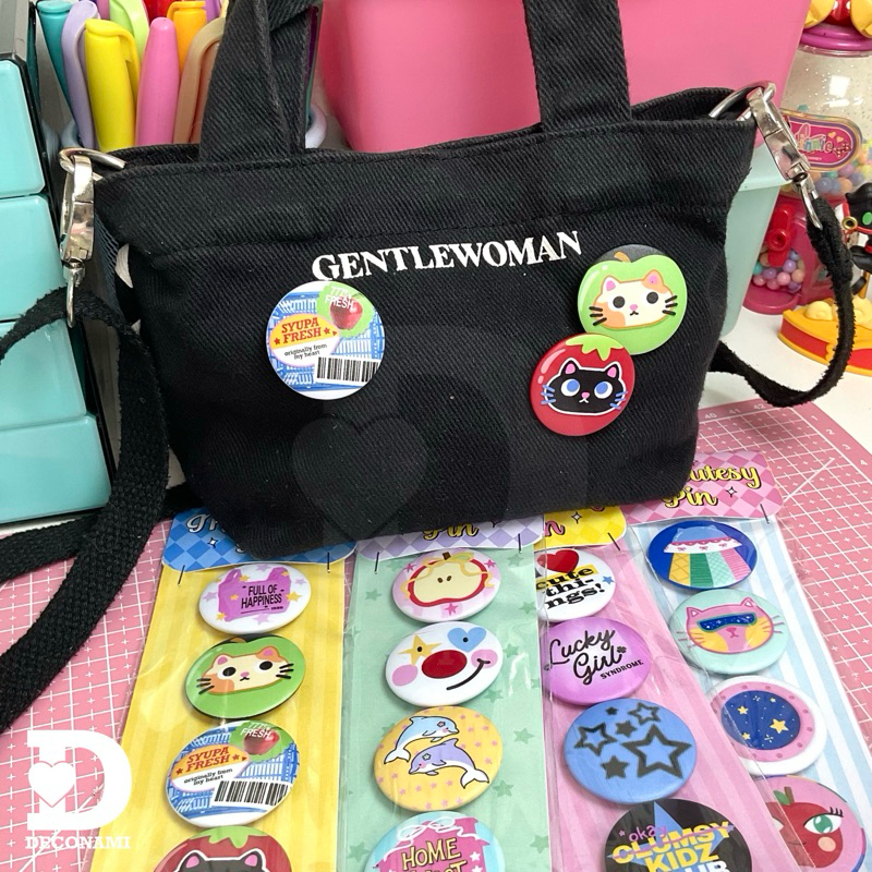 Jual [NEW] Mini pin set isi 4 by deconami | Shopee Indonesia