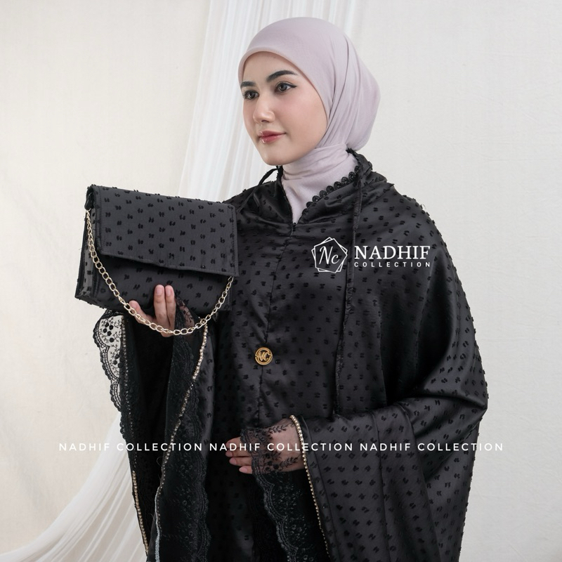 NADHIF - Mukena Dewasa Mewah 2in1 Premium Silk Uragiri Flora Series