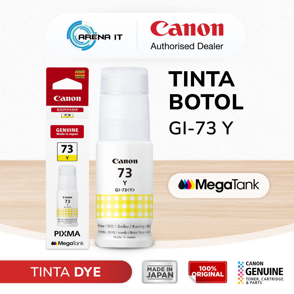 Tinta Original Canon 73 Yellow GI73Y - Tinta Canon G570 G670