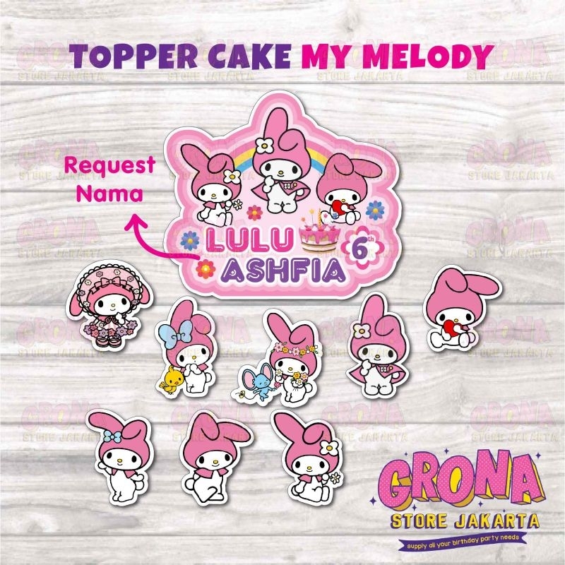 Jual Topper cake Request TEMA apa saja | Shopee Indonesia