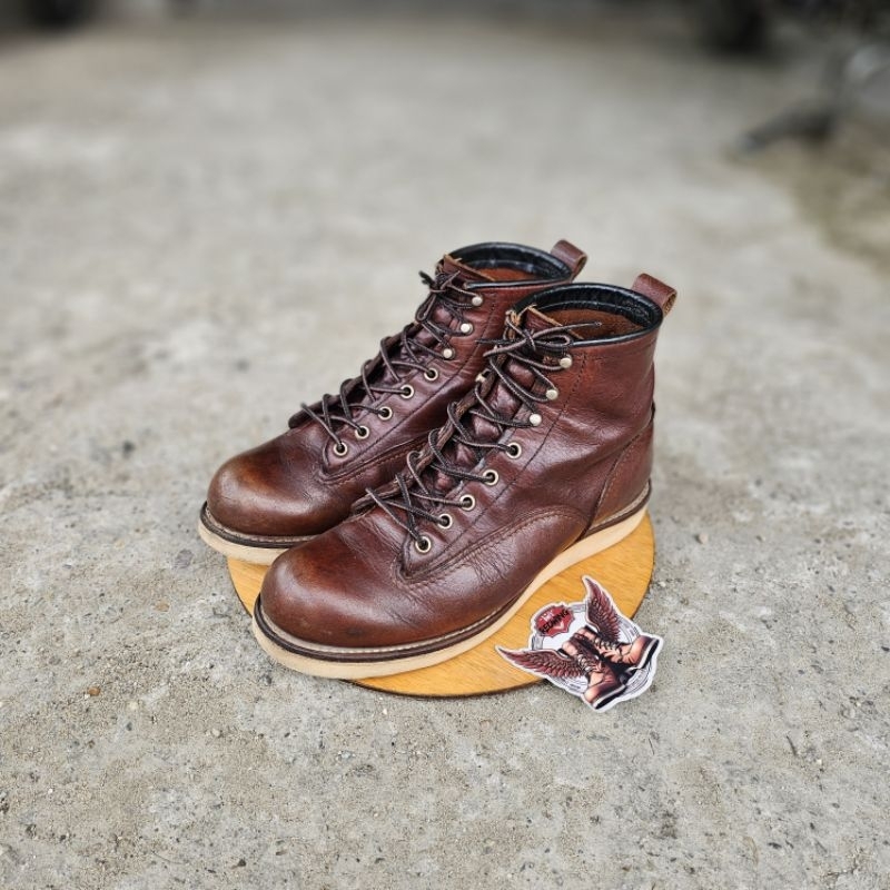 REDWING レッドウィング 2906 ラインマンブーツ 26cm ブラウン REDWING レッドウィング 2906 ラインマンブーツ 26cm ブラウン REDWING