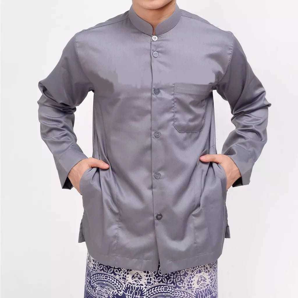 BAJU KOKO MODEL AMMU / BAJU KOKO SAKU SAMPING / KOKO HAIBAH SAKU SAMPING