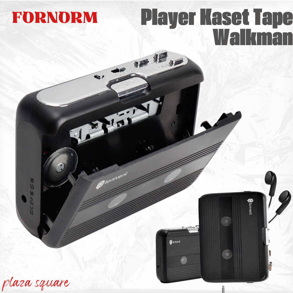 Lecteur Cassette Walkman Bluetooth - Auto-reverse, Radio FM, Entrée/sortie Bluetooth 5.0, Avec Casque