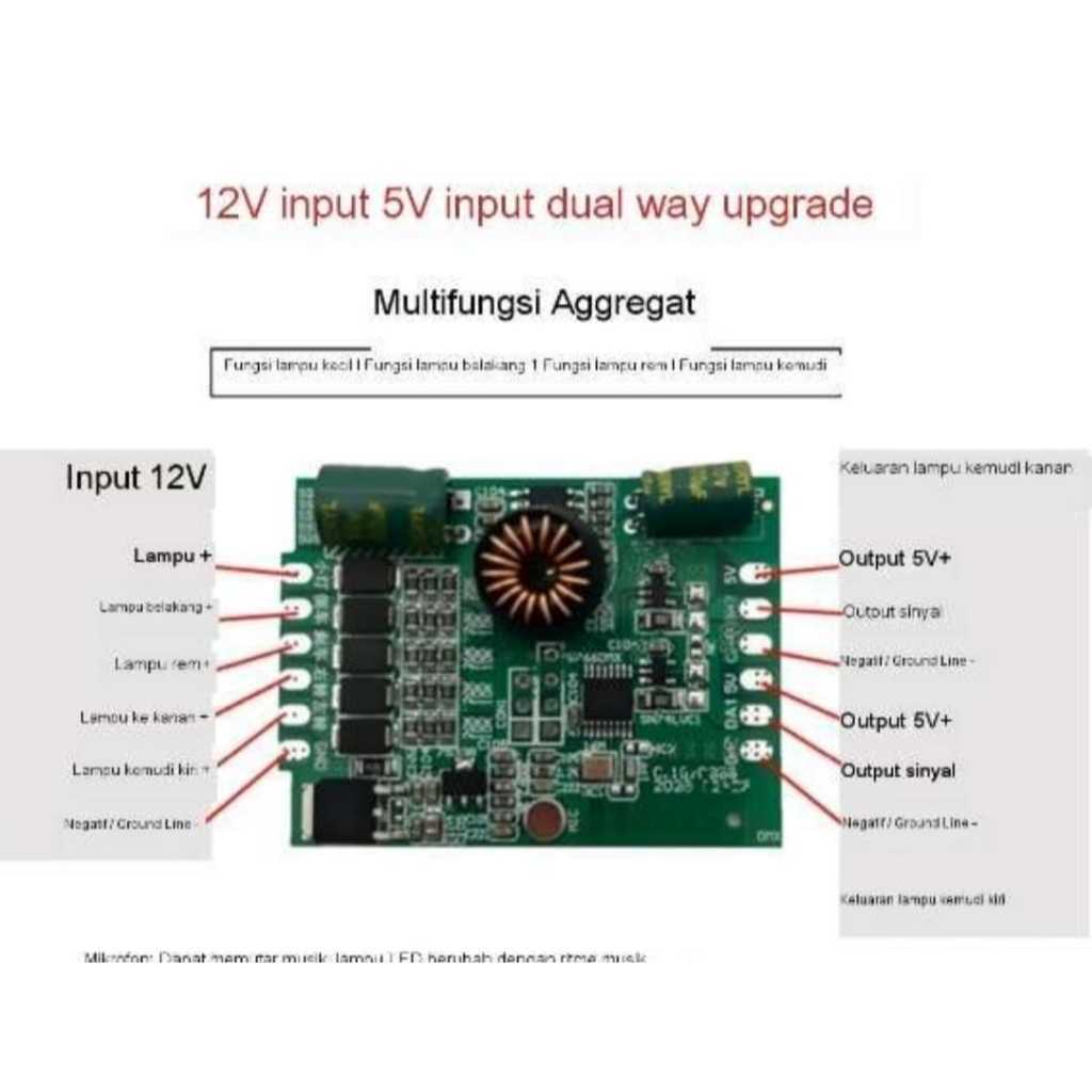 Jual MODUL LED DMX PCB MODUL ALIS LED KOLONG INPUT 12V / OUTPUT 12V ...
