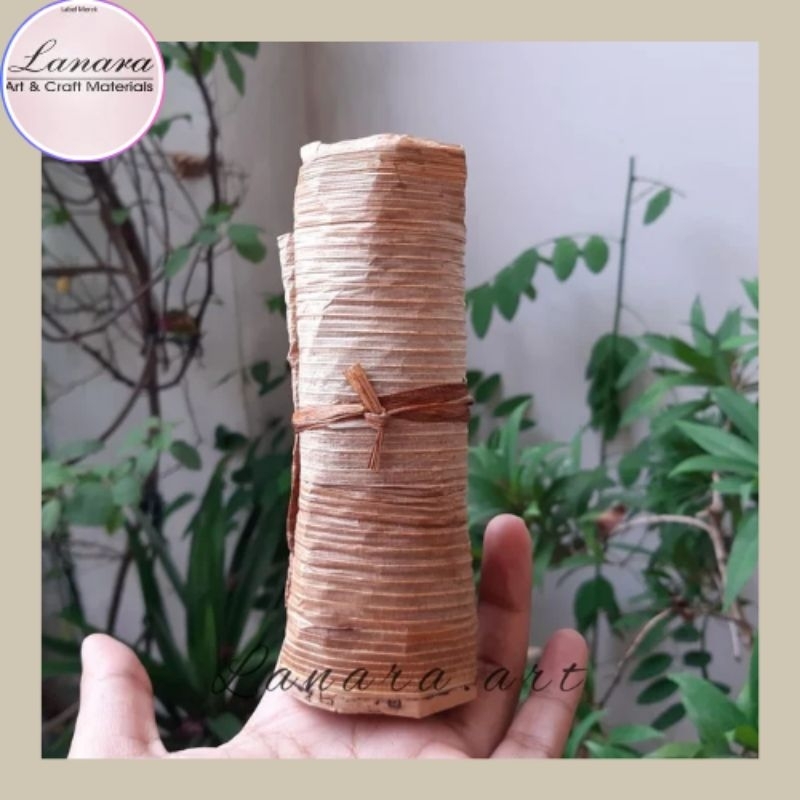 Lanara Pelepah Pisang Kering Natural Untuk Kerajinan Prakarya Kreatifitas Dekorasi Hiasan Rustic (APPN)