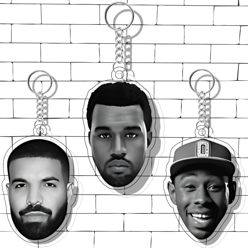 Jual RAPPER Keychain | Gantungan Kunci Penyanyi RAPPER UV Printed 2 ...