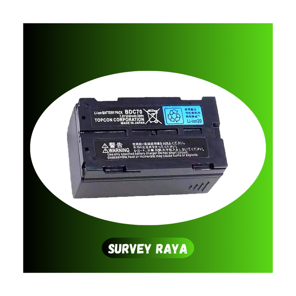 Bcd Booster Batteria Sokkia Topcon BDC70 Litio 7,2V 5240mAh, Per - Foto 5