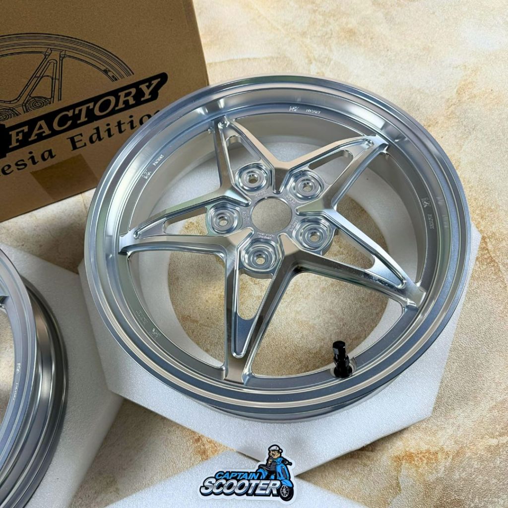 Jual Rims Velg MK Factory Star Bintang Silver Vespa Sprint Primavera ...