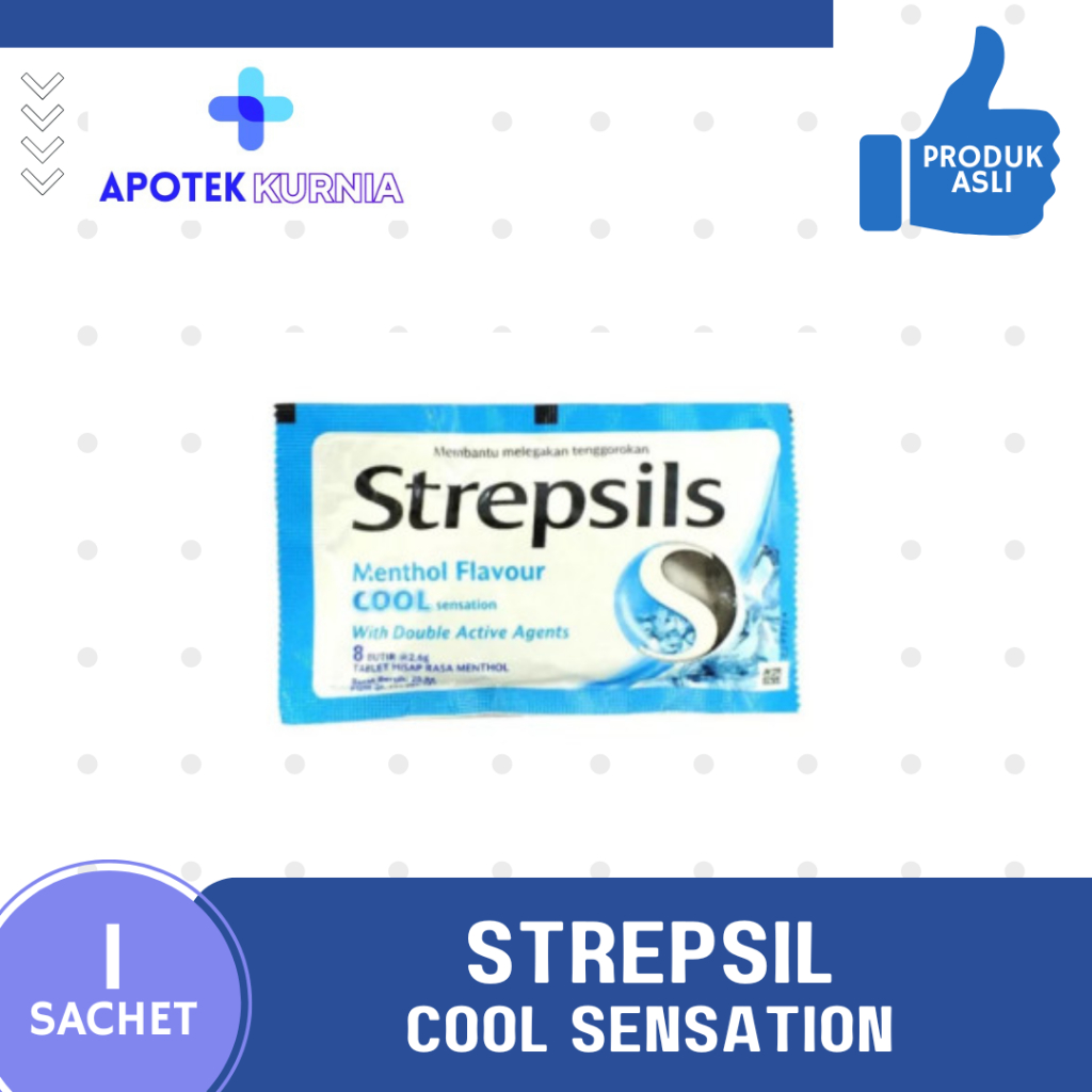 Jual STREPSILS COOL SENSATION 1 SACHET @ 8 TAB | Shopee Indonesia