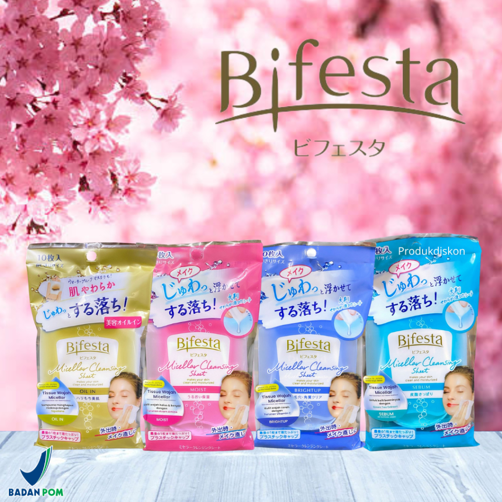 BIFESTA Micellar Cleansing Sheet Tisu Wajah Micellar 10's