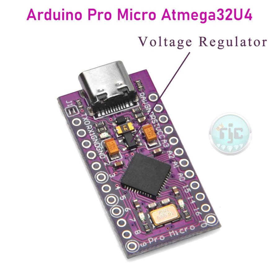 Jual Arduinoo Pro Micro Leonardo Atmega32u4 5V Promicro HID with USB ...