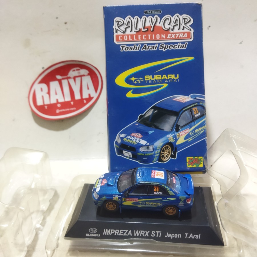Jual Diecast CMS 1/64 Rally Car Collection Toshi Arai - SUBARU