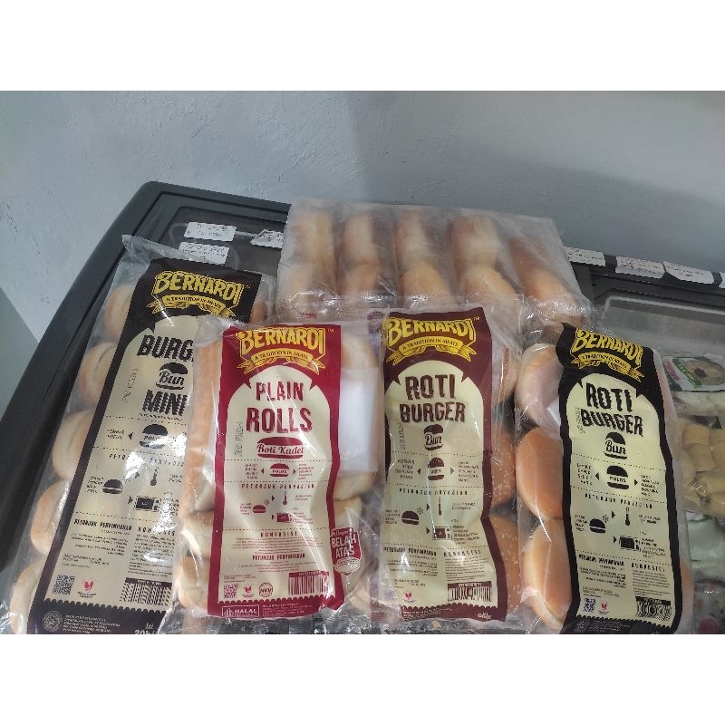 Jual Roti burger biasa mini isi 10 | Shopee Indonesia