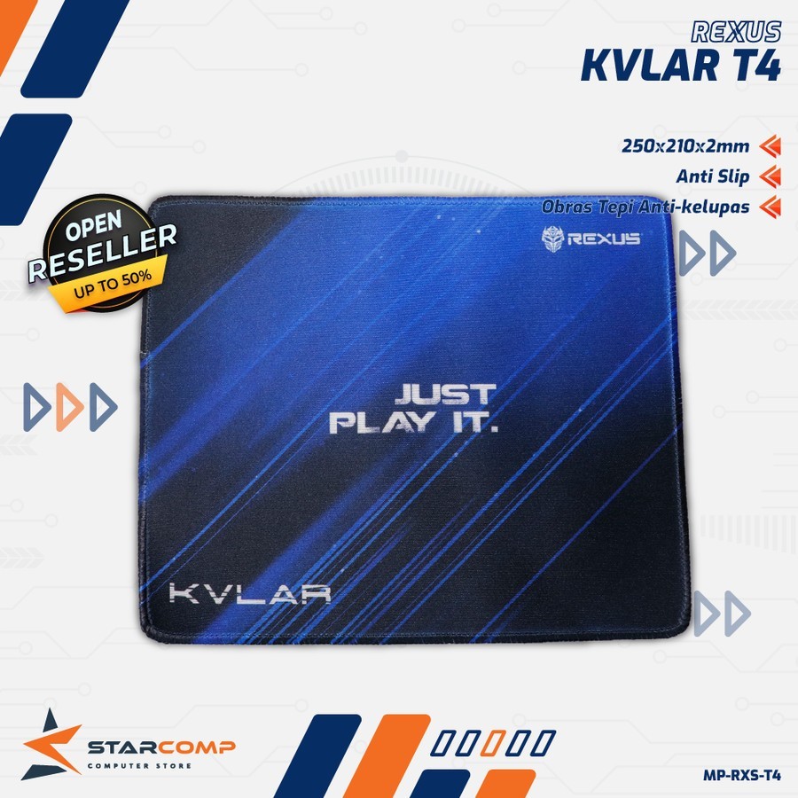 Jual Rexus KVLAR T4 Gaming Mousepad Alas Mouse | Shopee Indonesia
