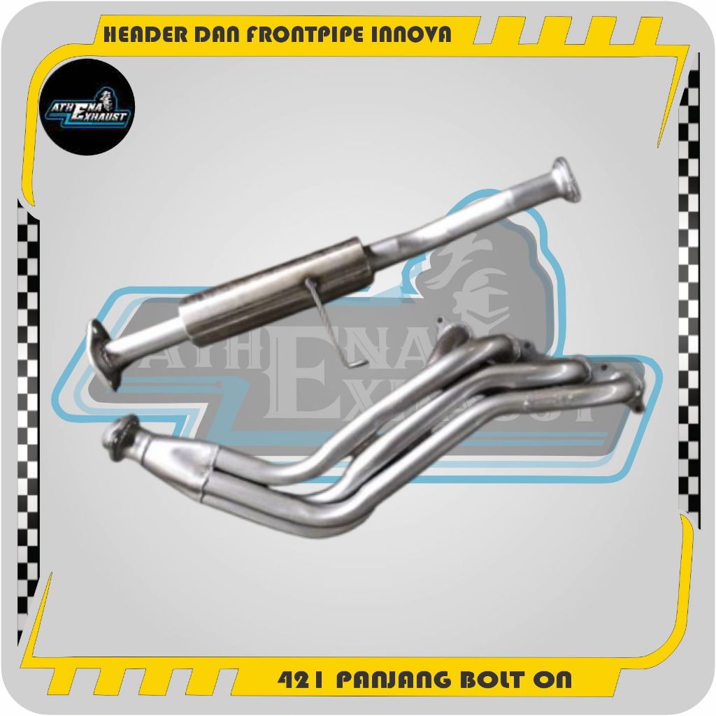 Jual HEADER DAN FRONTPIPE INNOVA 421 PANJANG BOLT ON Plug and Play ...