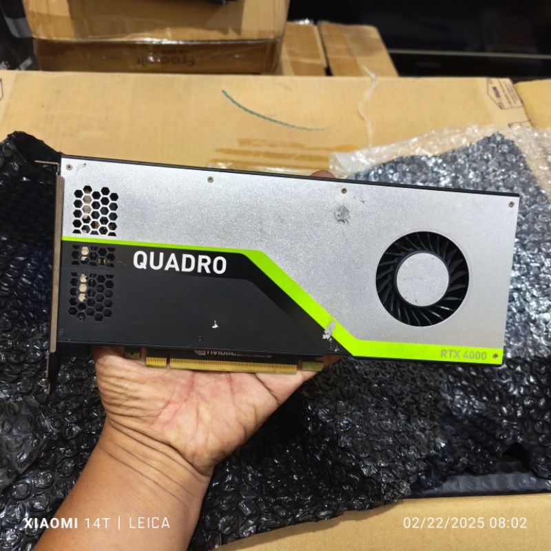 Vga Design render Nvidia Quadro RTX 4000 8gb ddr6 256bit profesional bukan Gtx BISA TUKER TAMBAH