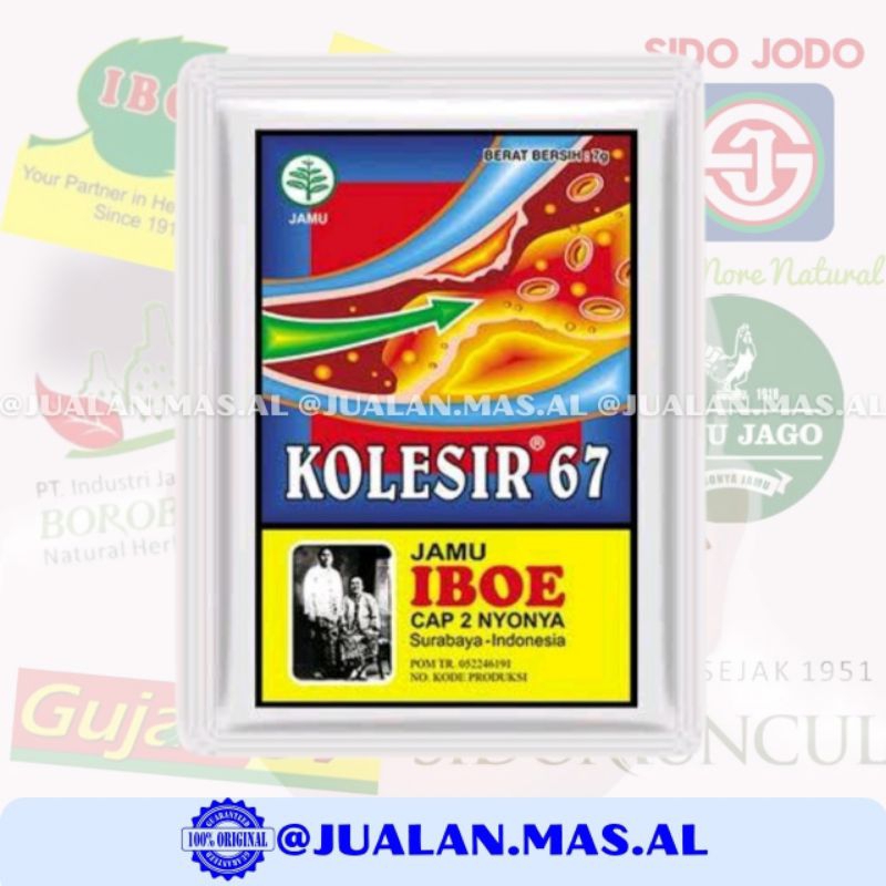 IBOE - JAMU KOLESIR / KOLESTEROL (ISI 10 SACHET)