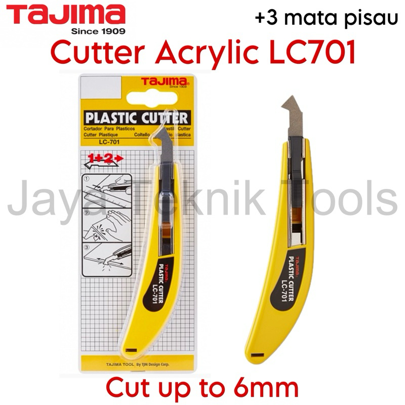 Jual Cutter Pisau Acrylic Plastic Tajima LC701 Pemotong Akrilik Alat ...