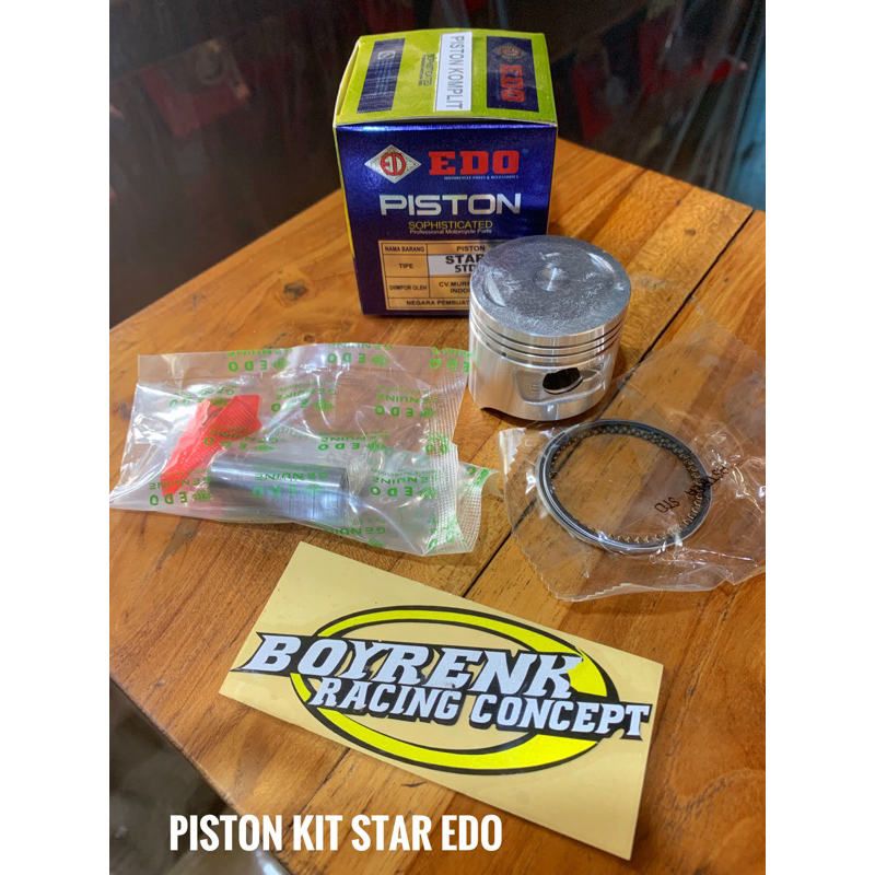 Jual PISTON KIT STAR STD 50 100 EDO BOYRENK RACING | Shopee Indonesia