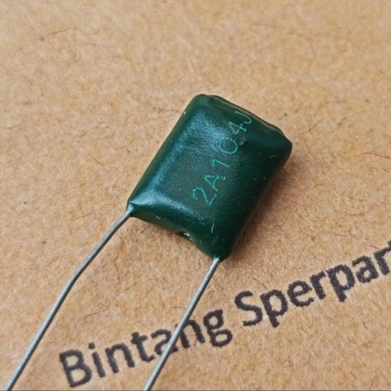 Jual (1 Buah) KAPASITOR MILAR 104J 100V 2A 104J 100V CAPACITOR MILAR ...