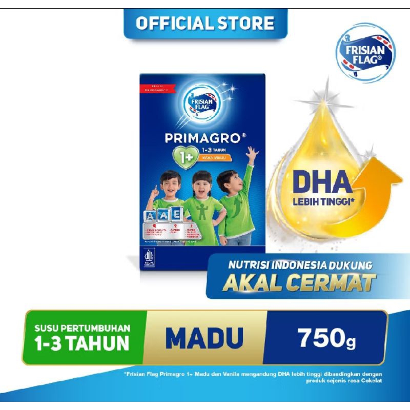 Jual PRIMAGRO 1+ VANILA DAN MADU 750GRAM | Shopee Indonesia