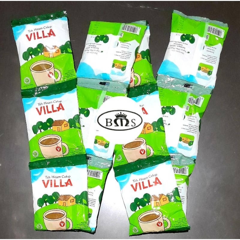 Jual VILLA Teh Hitam Celup Rentengan 10g x 12 | Shopee Indonesia