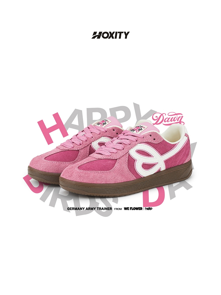 Jual Hoxity purple Sepatu Sneakers Wanita korean style original casual ...