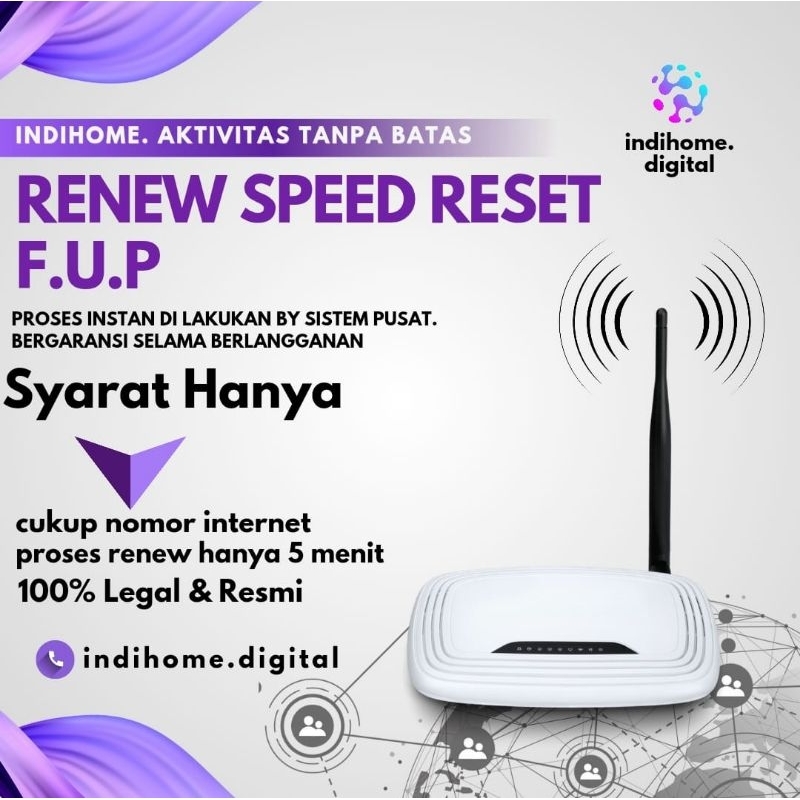 Jual RENEW SPEED / REFRESHMENT SPEED INDIHOME | Shopee Indonesia