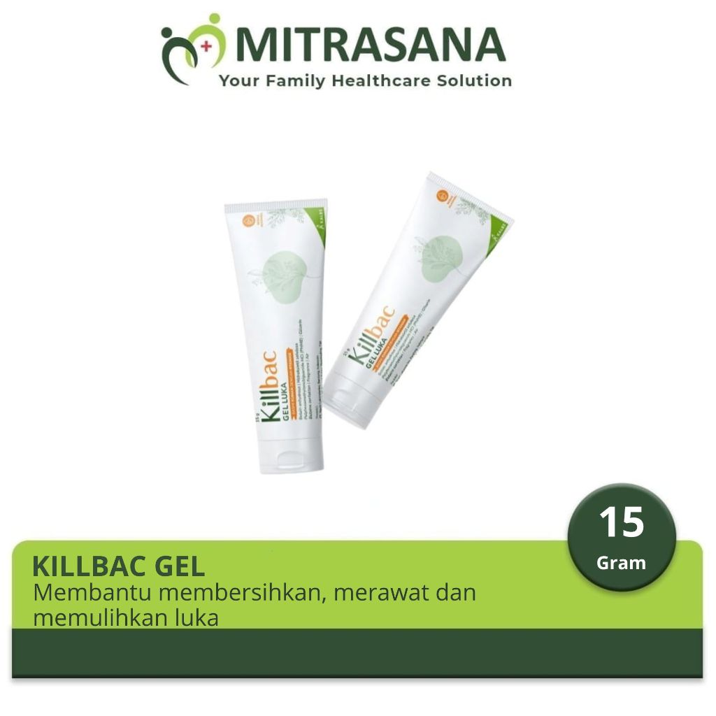 Jual Killbac Gel 15 Gram - Membantu Mempercepat Penyembuhan Luka ...