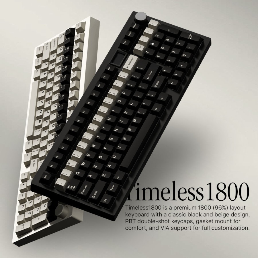 Jual Noir Timeless1800 / Timeless 1800 96% Wireless Mechanical Keyboard ...