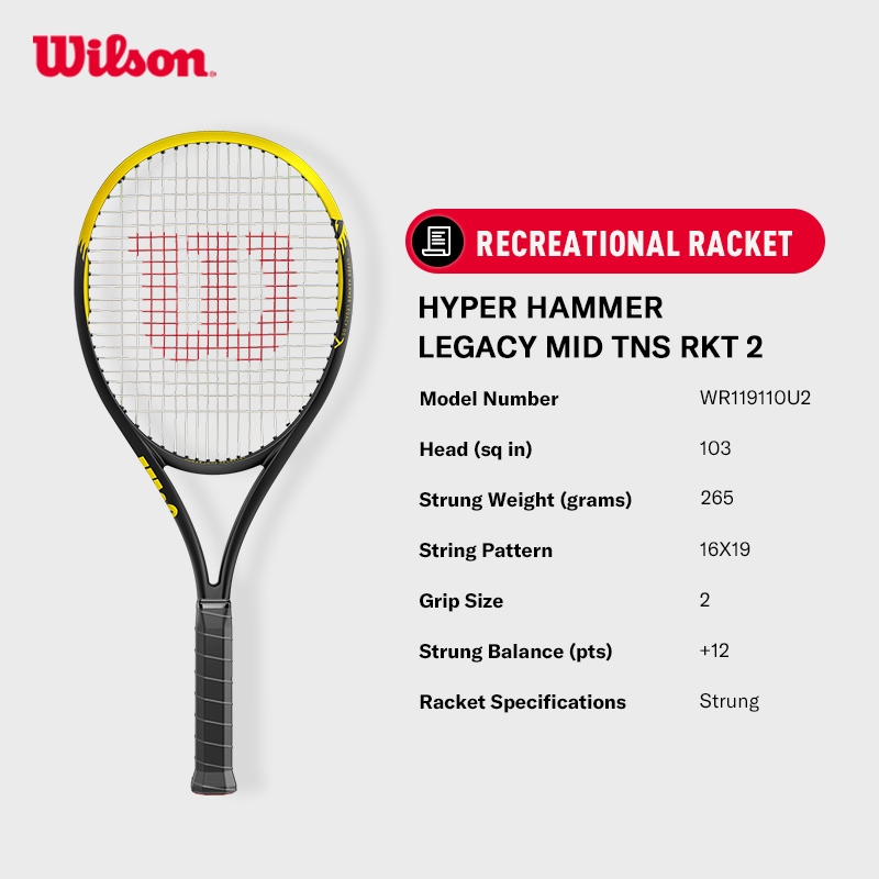 Wilson ウィルソン ハイパーハンマー 1.8 硬式用 テニス ラケット