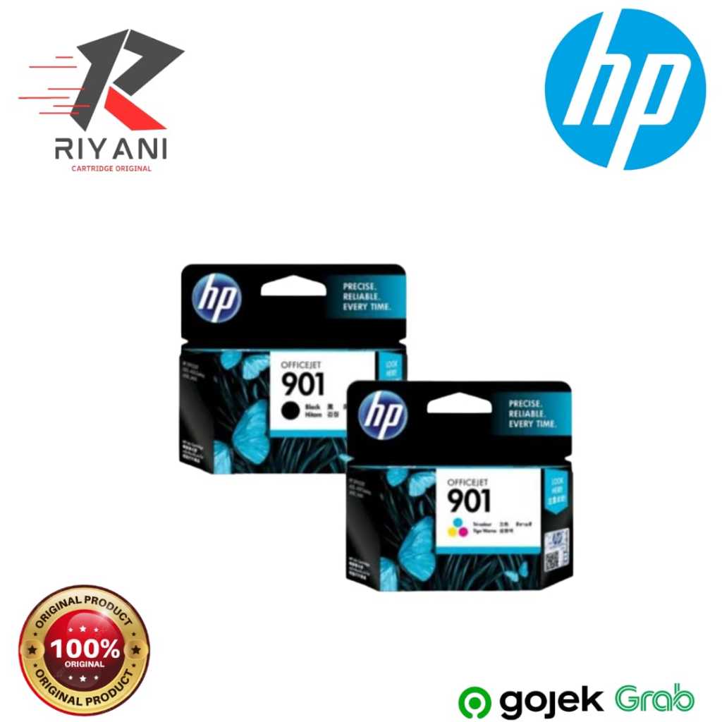 Jual Tinta hp 901 black & color original | Shopee Indonesia