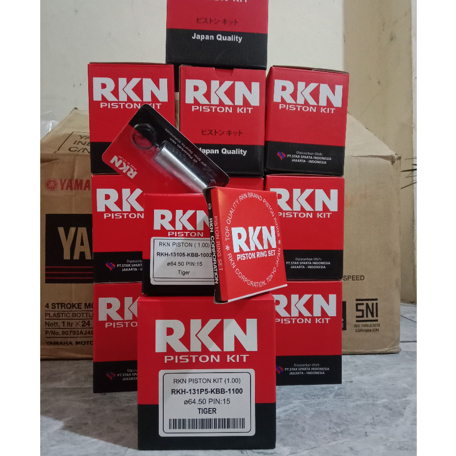 Jual PISTON HONDA TIGER ORIGINAL RKN (PISTON DAN RING PISTON) OVERSIZE ...