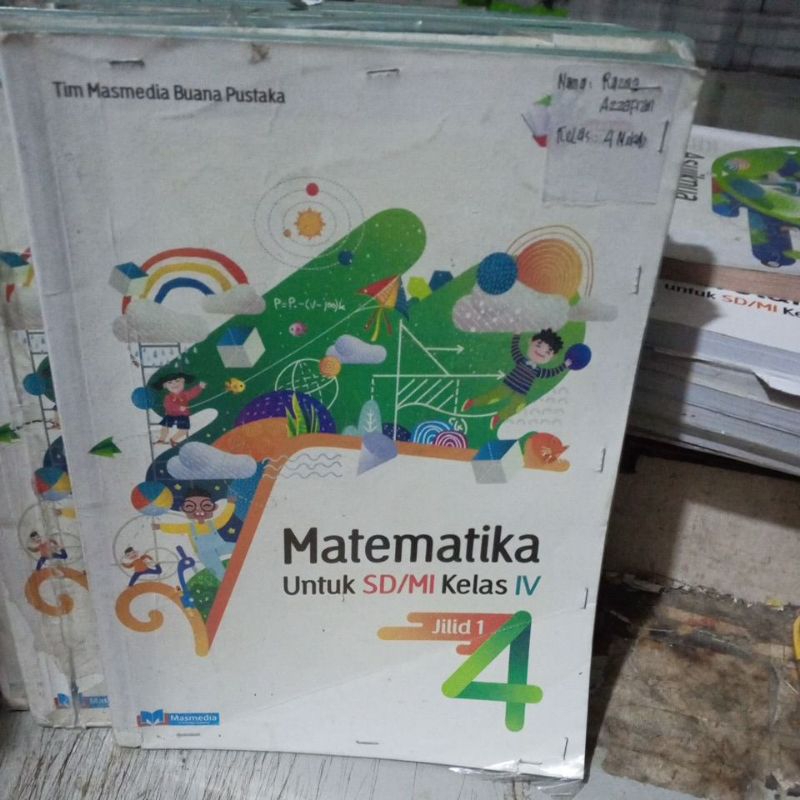Jual BUKU MATEMATIKA UNTUK SD/MI KELAS 4 JILID 1 KURIKULUM MERDEKA ...