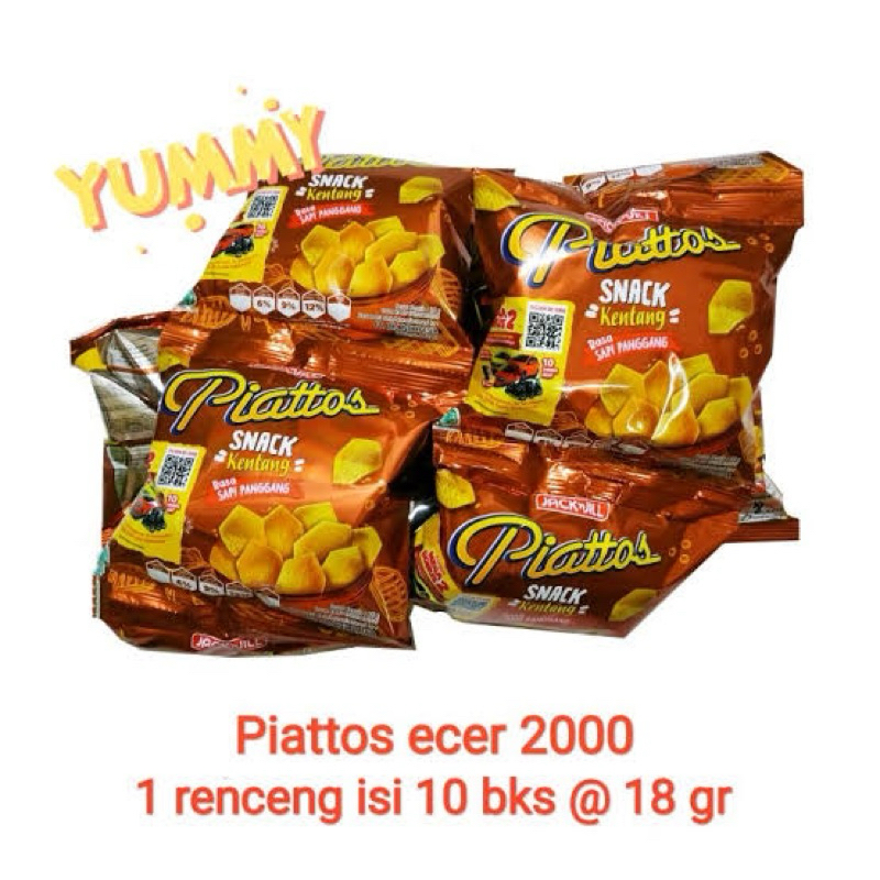 Jual JACK N JILL PIATTOS [ 1 RENCENG ISI 10 BUNGKUS @13G ] | PIATTOS ...
