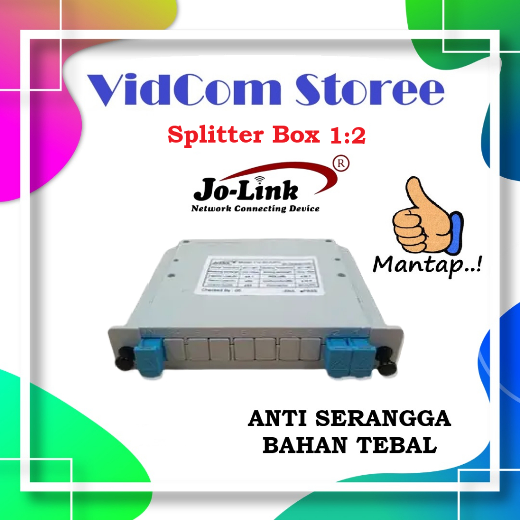 Jual Passive Splitter PLC BOX 1:2 Jolink SC UPC With FBT Out [ Anti ...