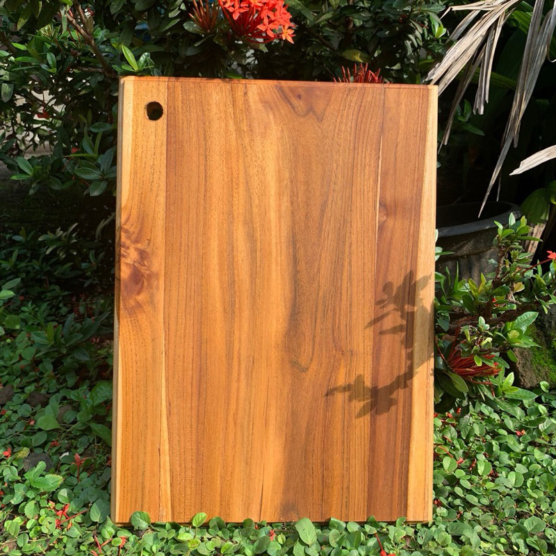 Jual Custom Talenan Kayu Jati Asli 43*34*2cm | Shopee Indonesia