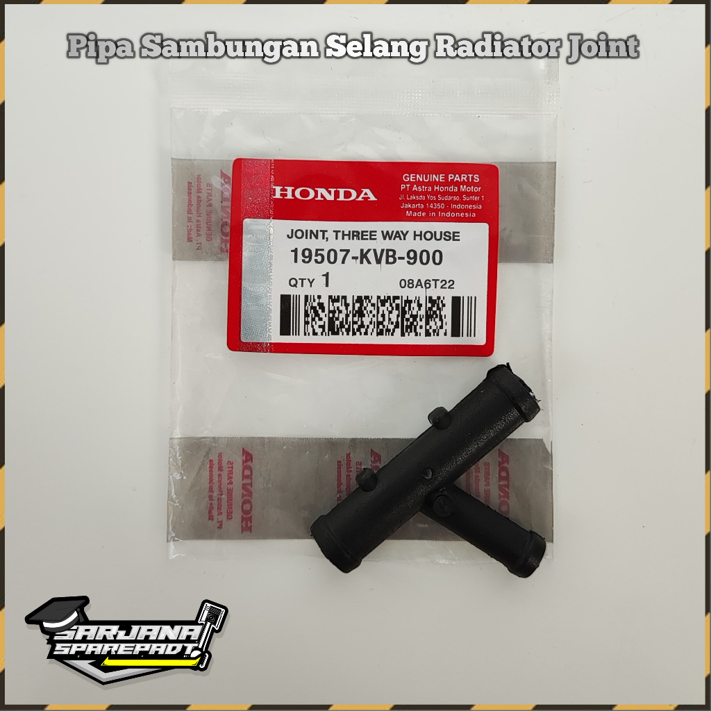 Jual Pipa T Three Way Sambungan Penghubung Selang Radiator Joint Join ...
